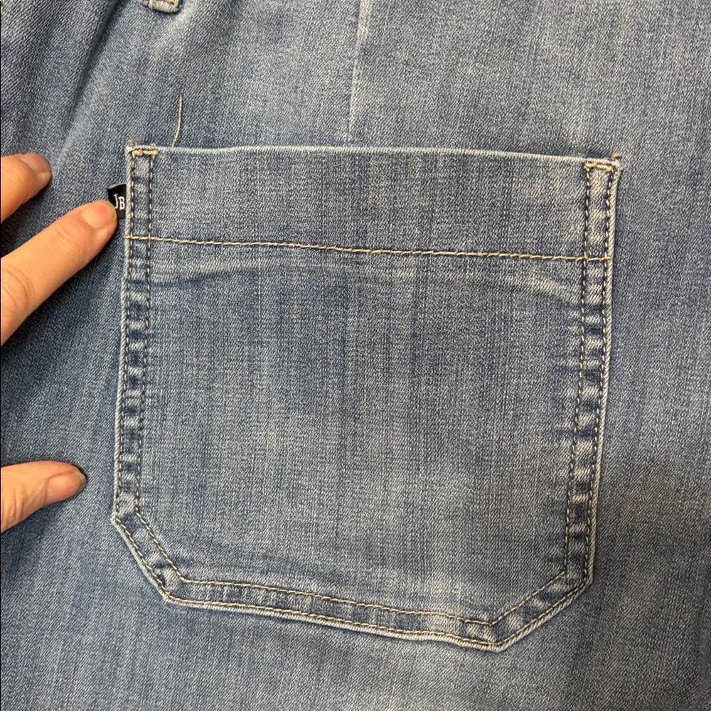 Judy Blue Light Blue Drawstring Denim Joggers - Picture 5 of 5